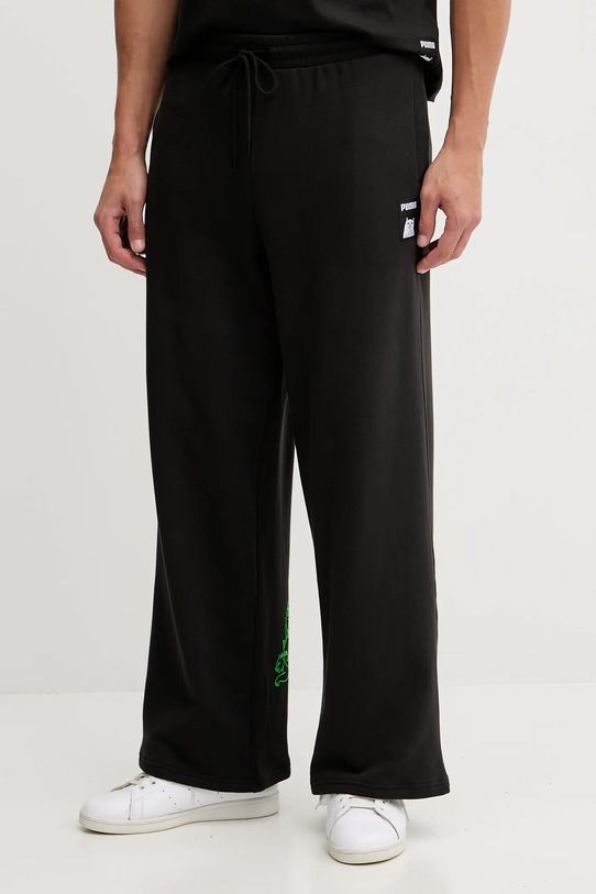 Puma x RIPNDIP spodnie dresowe bawełna czarny 632416