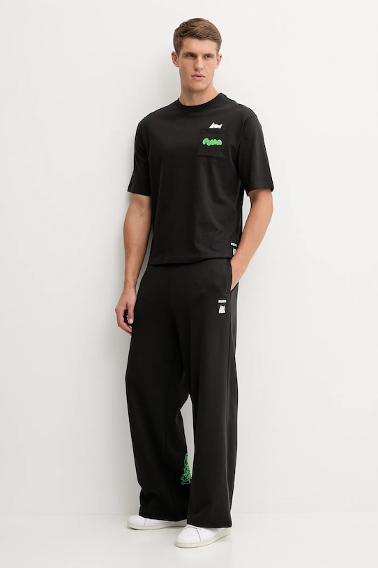 Puma x RIPNDIP spodnie dresowe 632416 czarny AW25