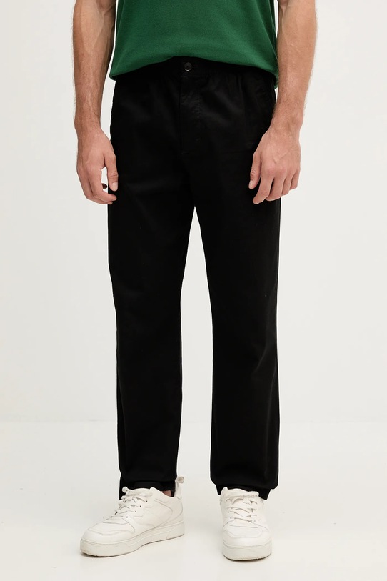 Lacoste spodnie z elastanem czarny XH0062