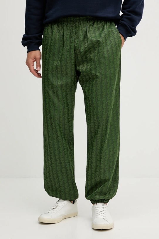 Lacoste spodnie dresowe tkanina zielony XH8908
