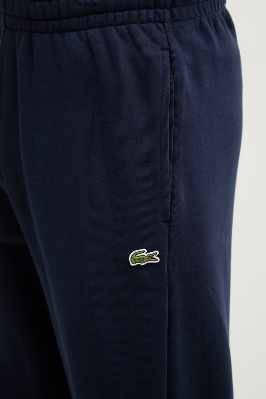 Lacoste spodnie dresowe bawełniane granatowy XH9833