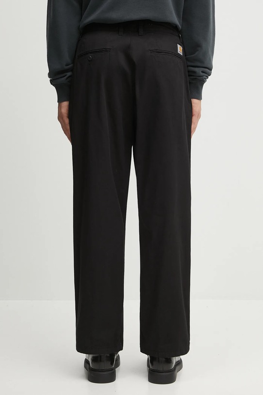 Odzież Carhartt WIP spodnie bawełniane Evan I035563.89GD czarny