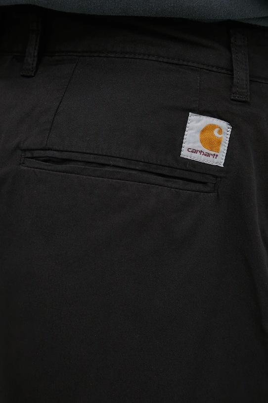 Carhartt WIP spodnie bawełniane Evan czarny I035563.89GD