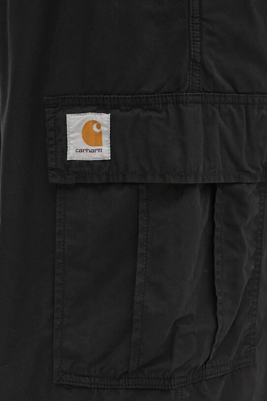 Carhartt WIP spodnie bawełniane Cole Cargo czarny I035565.89GD