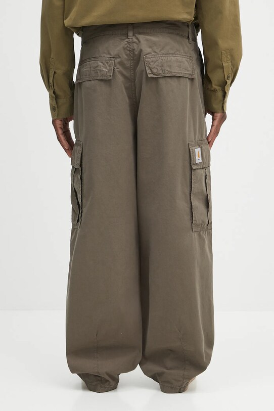 Odzież Carhartt WIP spodnie bawełniane Cole Cargo I035565.2ZZGD zielony