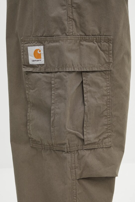 Carhartt WIP spodnie bawełniane Cole Cargo zielony I035565.2ZZGD