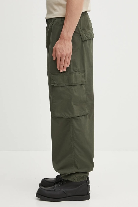Carhartt WIP spodnie bawełniane Kade Cargo I035564.2ZXGD zielony AW25