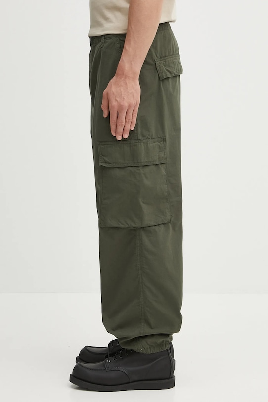 Βαμβακερό παντελόνι Carhartt WIP Kade Cargo I035564.2ZXGD πράσινο AW25