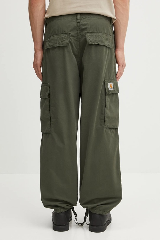 Odzież Carhartt WIP spodnie bawełniane Kade Cargo I035564.2ZXGD zielony