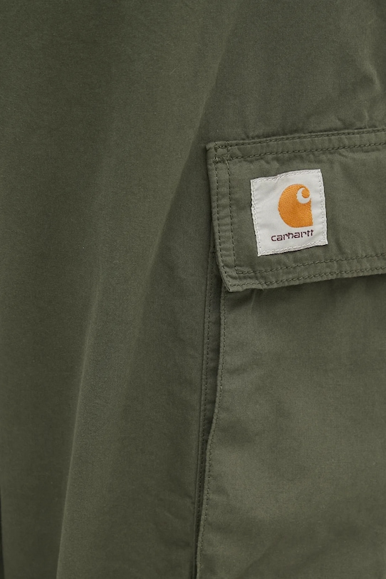 Βαμβακερό παντελόνι Carhartt WIP Kade Cargo πράσινο I035564.2ZXGD