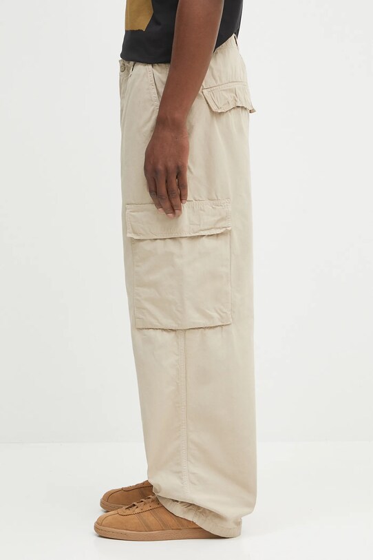 Carhartt WIP spodnie bawełniane Kade Cargo I035564.G1GD beżowy AW25