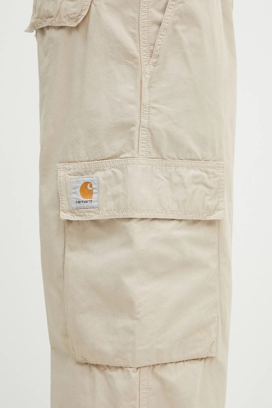 Βαμβακερό παντελόνι Carhartt WIP Kade Cargo μπεζ I035564.G1GD