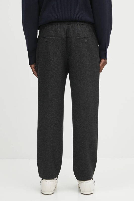 Odzież Drôle de Monsieur spodnie wełniane Le Pantalon Cropped Flanelle H.BP167.WV008 szary
