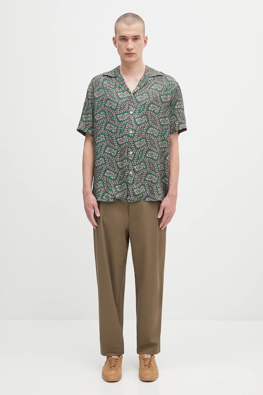 Drôle de Monsieur spodnie Le Pantalon Cropped Twill H.BP155.CO214 brązowy