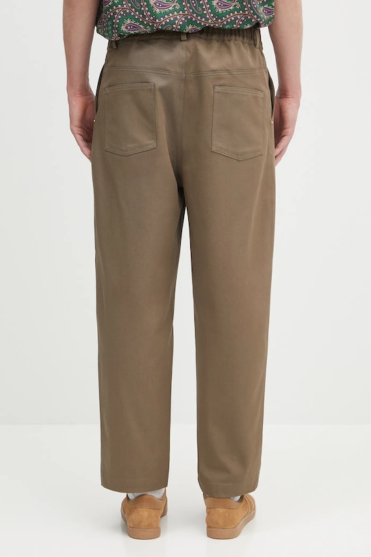 Îmbrăcăminte Drôle de Monsieur pantaloni Le Pantalon Cropped Twill H.BP155.CO214 bej