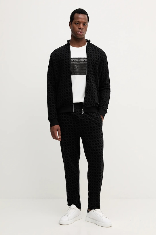 Joop! pantaloni de trening din bumbac 30047446 negru AW25