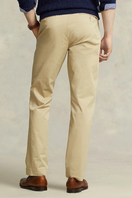 Odzież Polo Ralph Lauren spodnie 710675544 beżowy