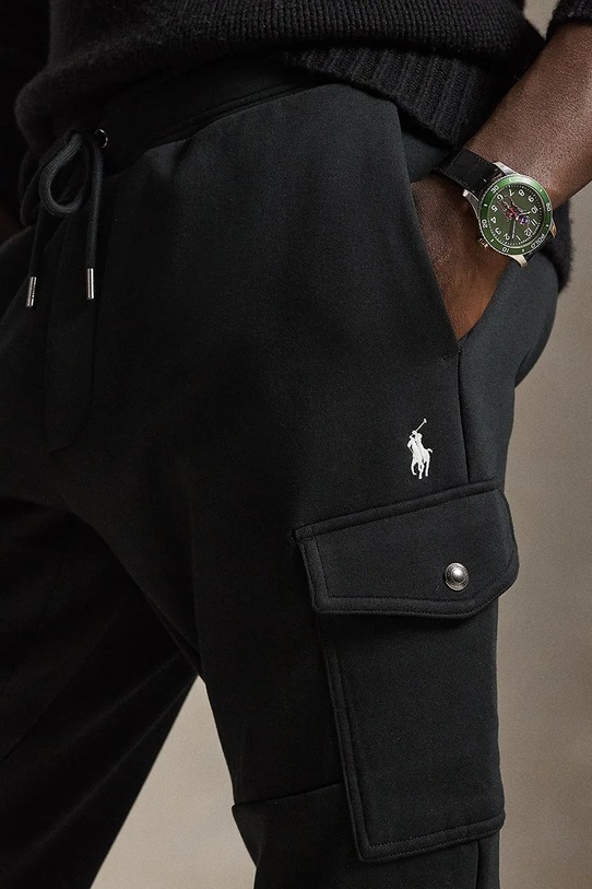 Odzież Polo Ralph Lauren spodnie dresowe 710980340 czarny