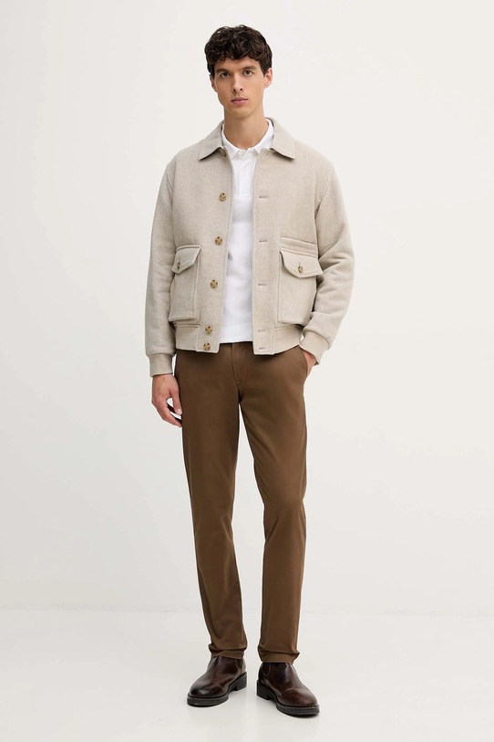 Polo Ralph Lauren spodnie 710704176 brązowy AW25