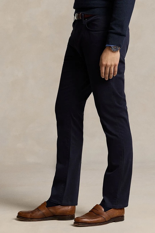 Oblačila Hlače Polo Ralph Lauren 710951323 mornarsko modra