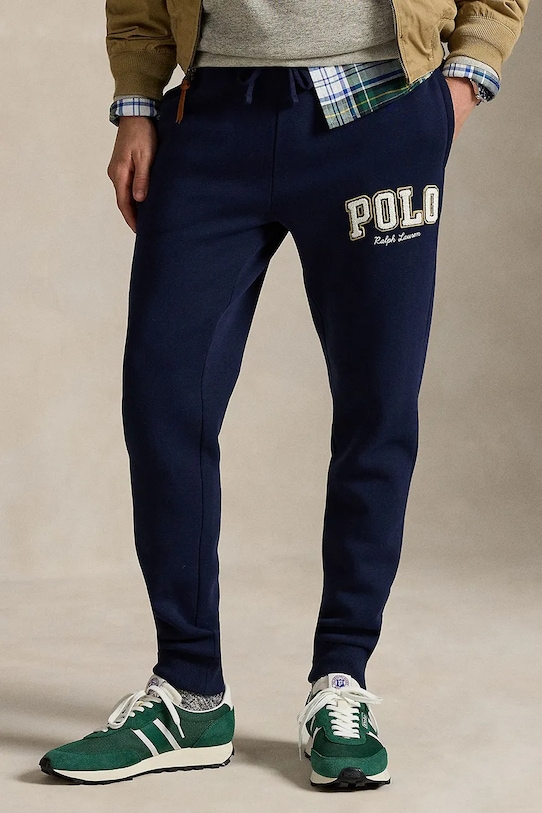 Παντελόνι φόρμας Polo Ralph Lauren 710981154 σκούρο μπλε AW25