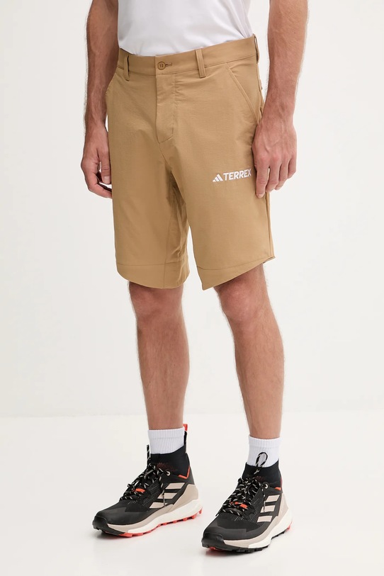 adidas TERREX spodnie outdoorowe Multi zielony JM7442