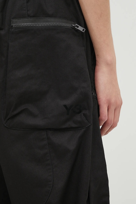 Y-3 spodnie Twill Cargo JW4621 czarny