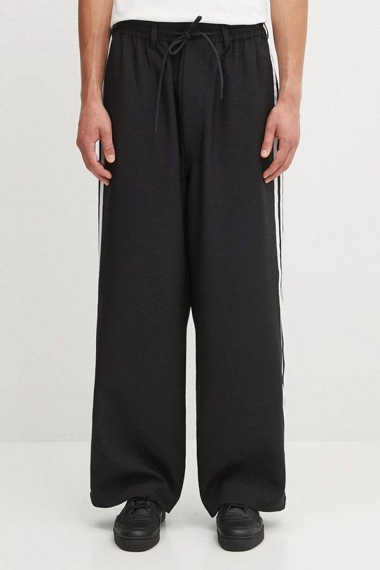 Y-3 spodnie 3-Stripes JW7353 czarny AW25