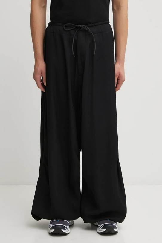 Панталон Y-3 Rayon Twill Wide изчистен черен JX4754