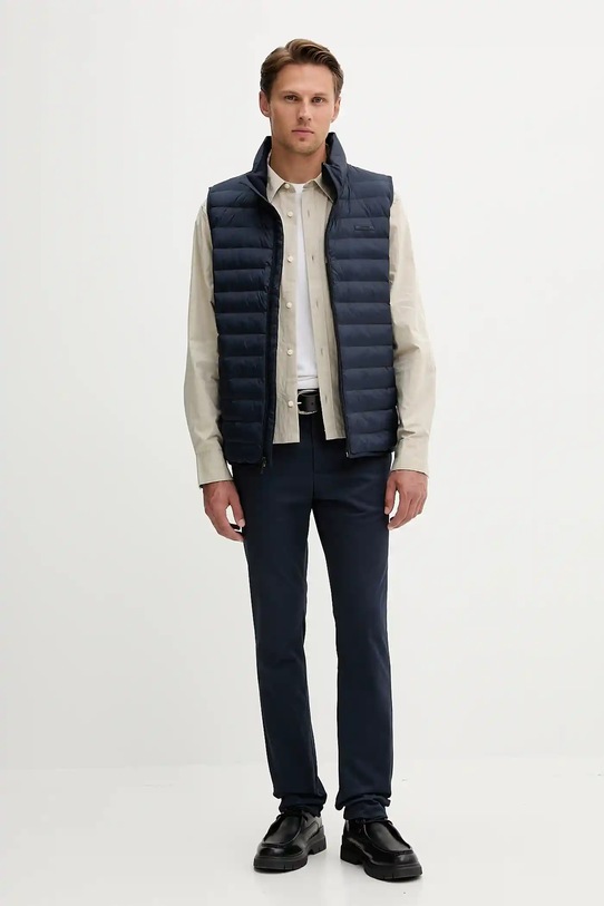 Calvin Klein spodnie LV04LD613G granatowy AW25