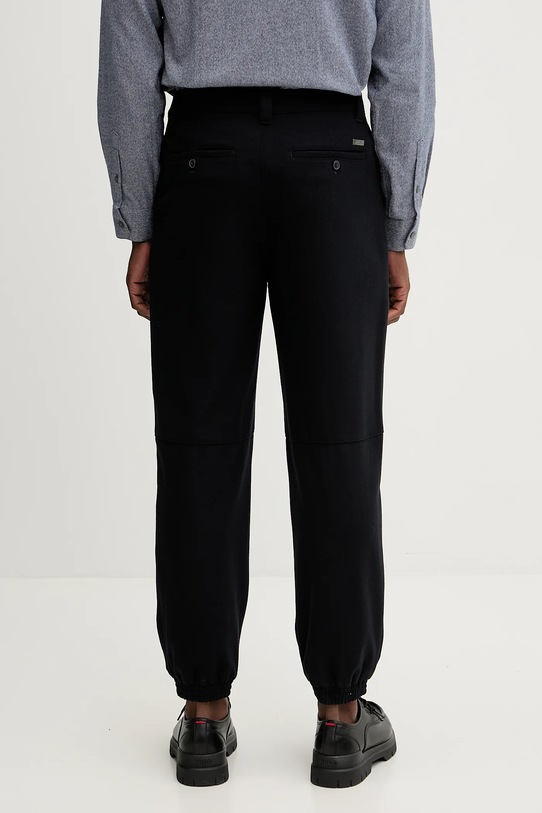 Odzież Armani Exchange spodnie z dodatkiem wełny XM000941.AF16644 granatowy