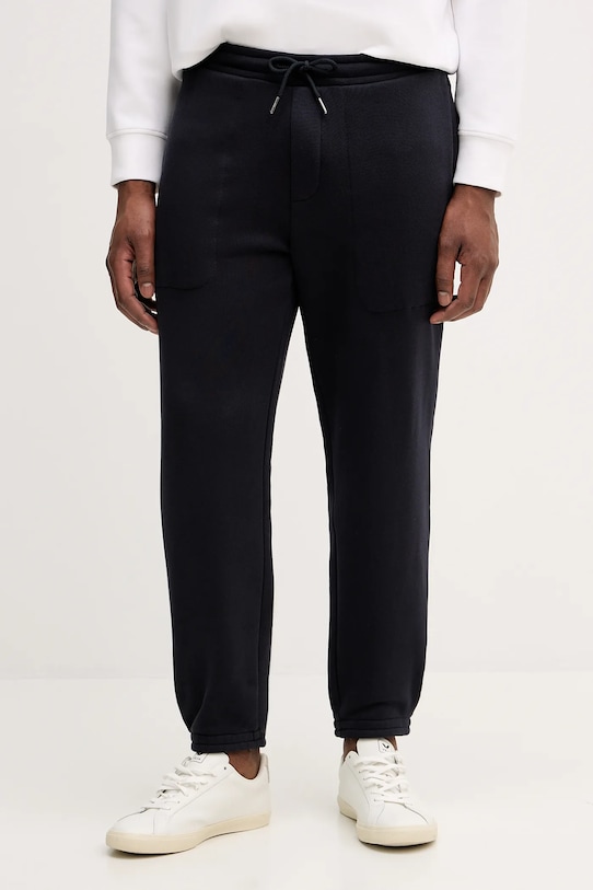 Armani Exchange spodnie dresowe bawełniane bawełna granatowy XM001419.AF16434