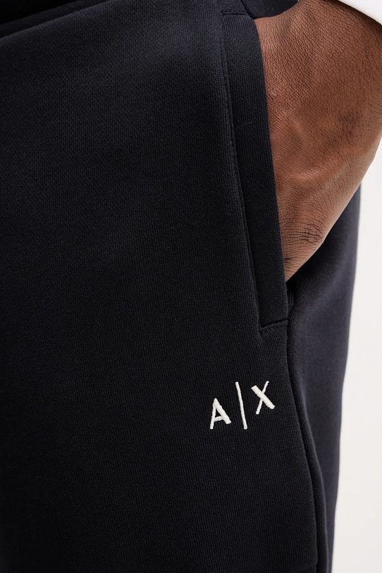 Armani Exchange spodnie dresowe bawełniane granatowy XM001419.AF16434