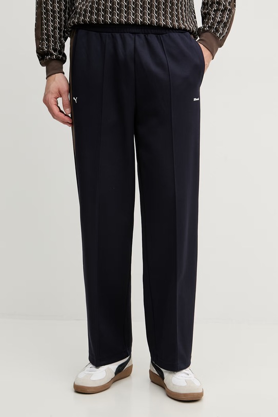 Tepláky Puma PUMA x JJJJOUND pletenina tmavomodrá 635539