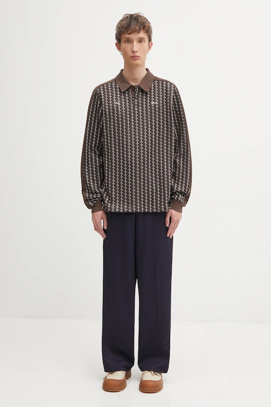 Puma spodnie dresowe PUMA x JJJJOUND 635539 granatowy