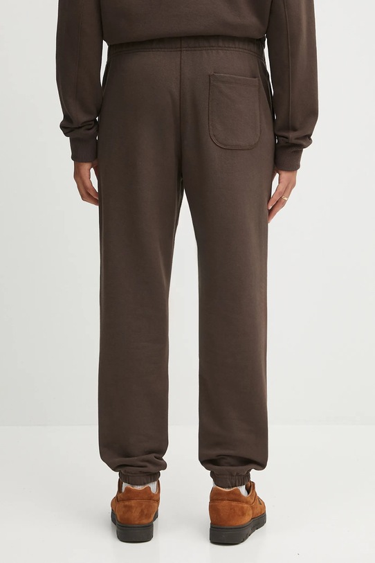 Odzież New Balance spodnie dresowe bawełniane MADE IN USA MP43547RHE brązowy