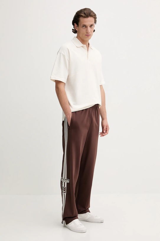 adidas Originals spodnie dresowe Adibreak KD6658 brązowy AW25