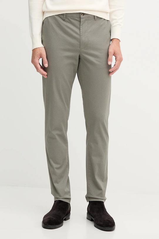 Tommy Hilfiger spodnie z elastanem szary MW0MW39700