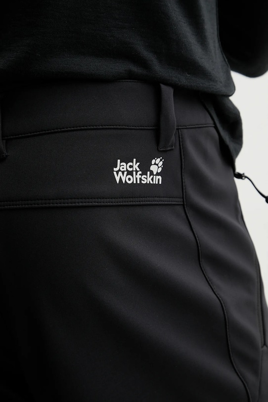 Jack Wolfskin spodnie outdoorowe TREK TERRAIN czarny A65300