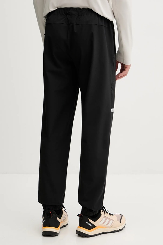 Odzież Jack Wolfskin spodnie outdoorowe PRELIGHT A65166 czarny