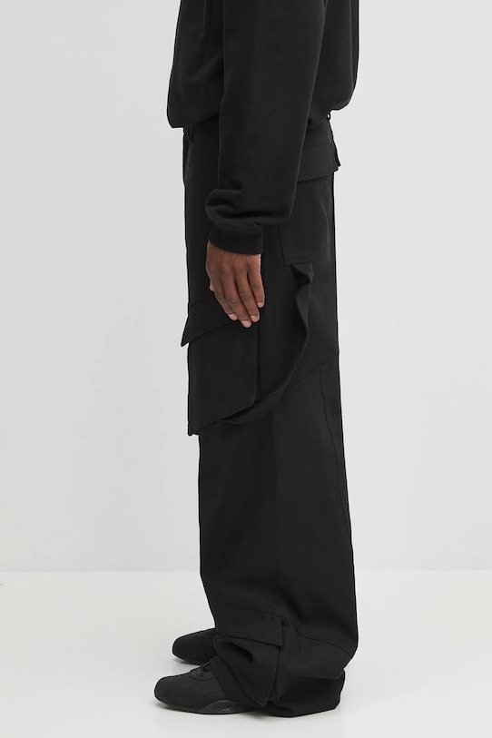 Βαμβακερό παντελόνι Heliot Emil PREAW25.M.10.160.BLK01. μαύρο AW25