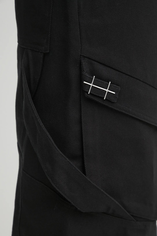 Памучен панталон Heliot Emil PREAW25.M.10.160.BLK01. черен