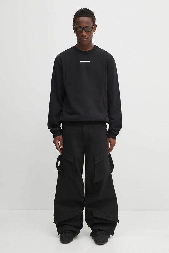 Heliot Emil pantaloni in cotone PREAW25.M.10.160.BLK01.