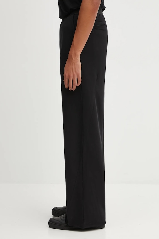 Heliot Emil spodnie dresowe bawełniane AW25.M.10.215.BLK01 czarny AW25