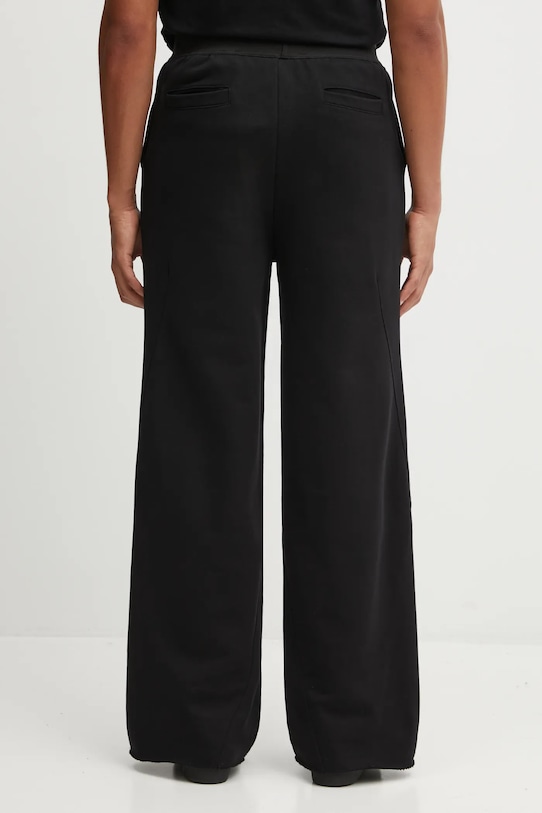 Odzież Heliot Emil spodnie dresowe bawełniane AW25.M.10.215.BLK01 czarny