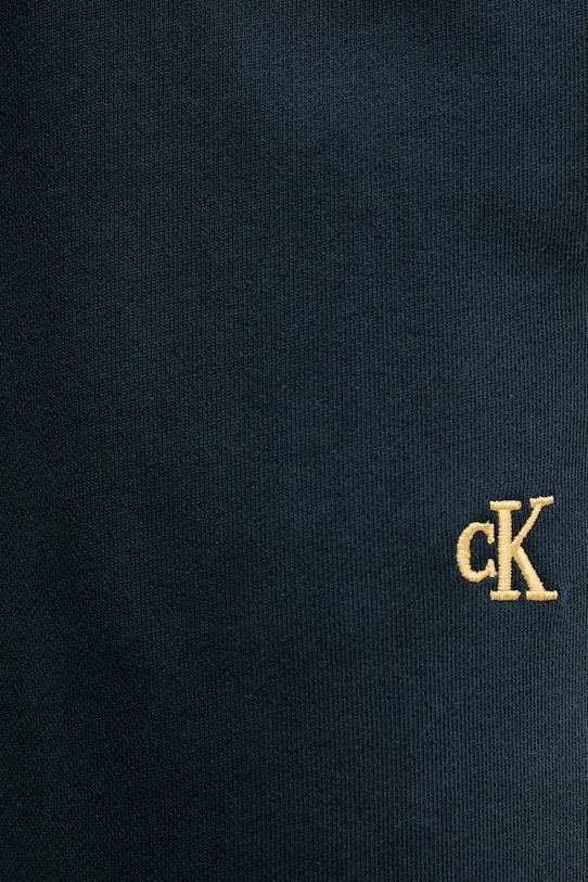 Calvin Klein Jeans spodnie dresowe bawełniane zielony LV04RD241G