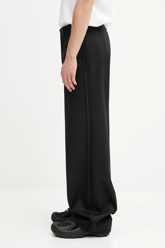 MM6 Maison Margiela spodnie z wełną SH0KA0047.S47848.900 czarny AW25