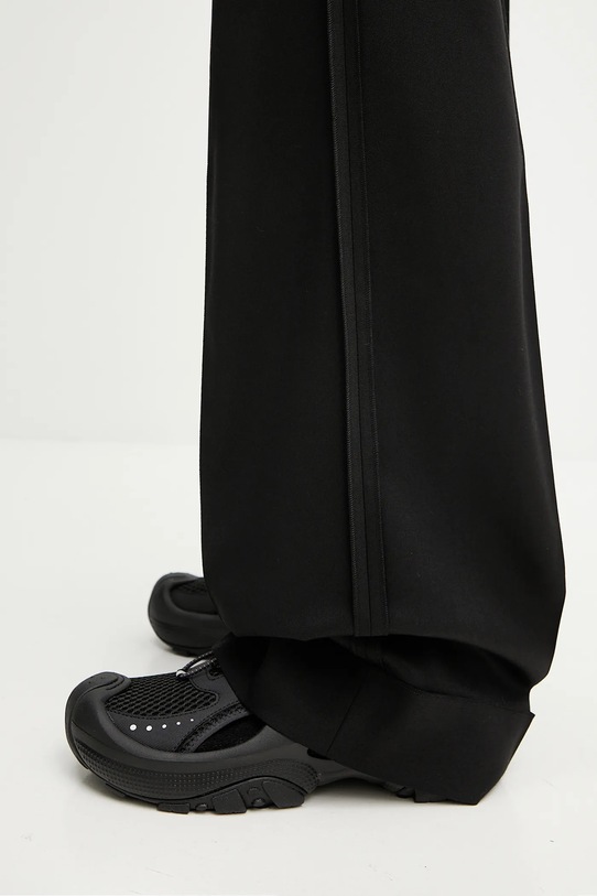 MM6 Maison Margiela spodnie z wełną SH0KA0047.S47848.900 czarny