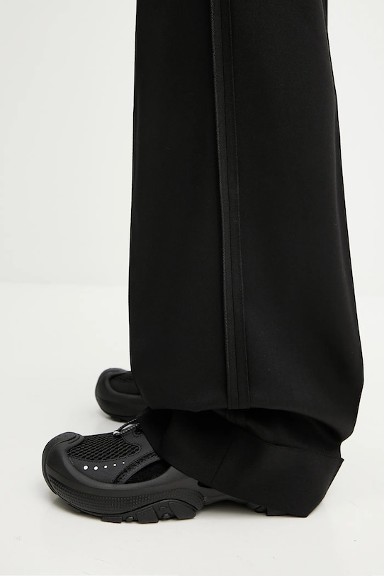 Брюки с шерстью MM6 Maison Margiela SH0KA0047.S47848.900 чёрный