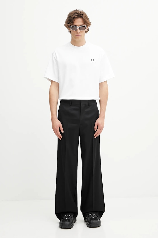 Брюки с шерстью MM6 Maison Margiela SH0KA0047.S47848.900